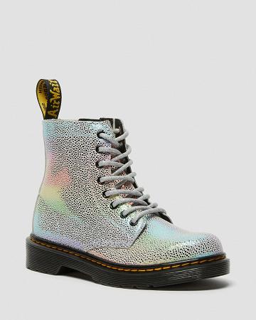Dětské Šněrovací Boty Dr Martens Junior 1460 Pascal Iridescent Viacfarebný | CZ 13MQZ
